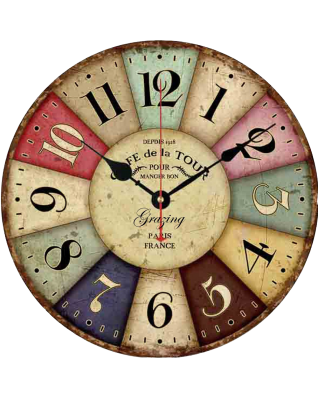 Grazing 12- Vintage Arabic Numerals